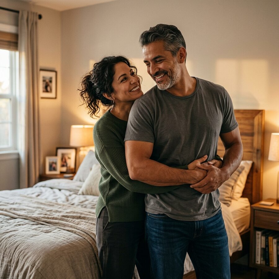 T-Blue Resultados pareja feliz