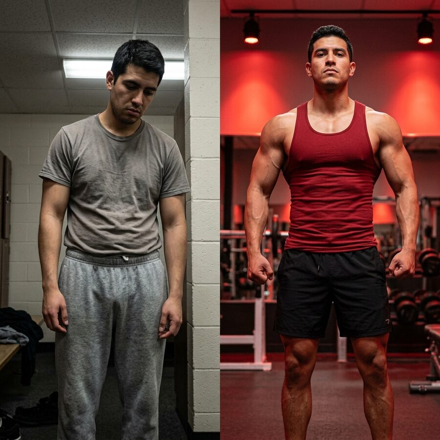 Testosterone Antes y Despues